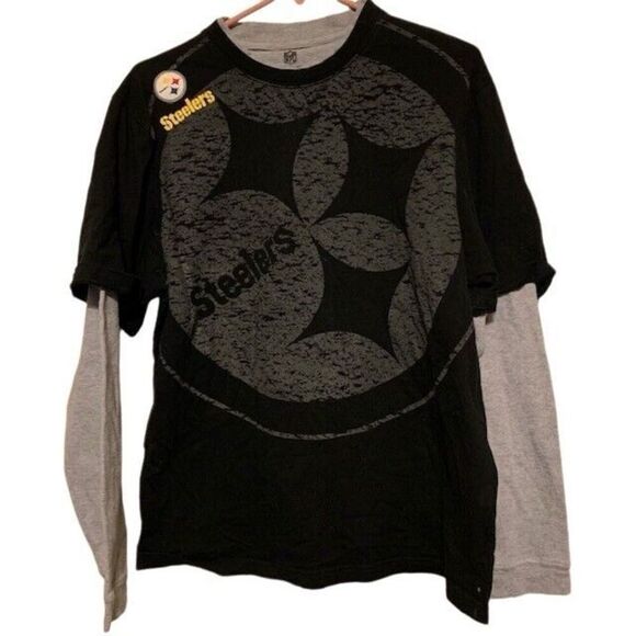 PITTSBURGH STEELERS LONG SLEEVED T-SHIRT - Picture 1 of 6